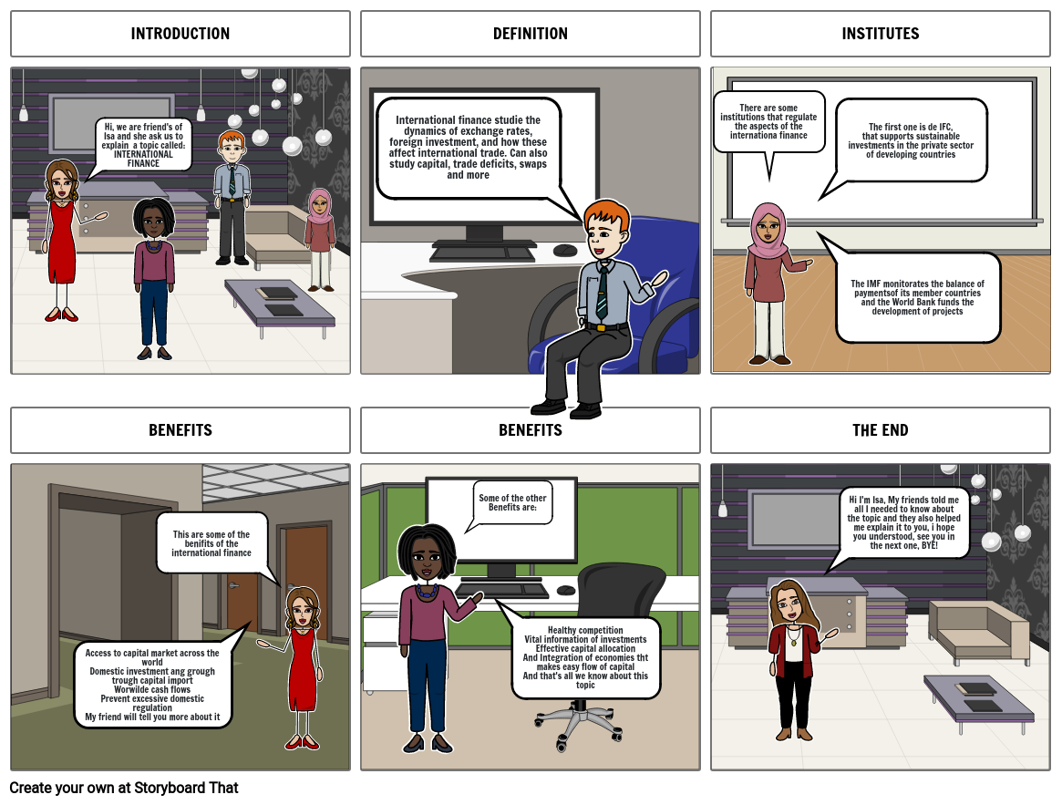 International Finance Storyboard By D382988e