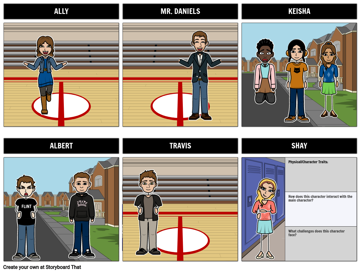 Fish in a Tree Storyboard by d38da7ed