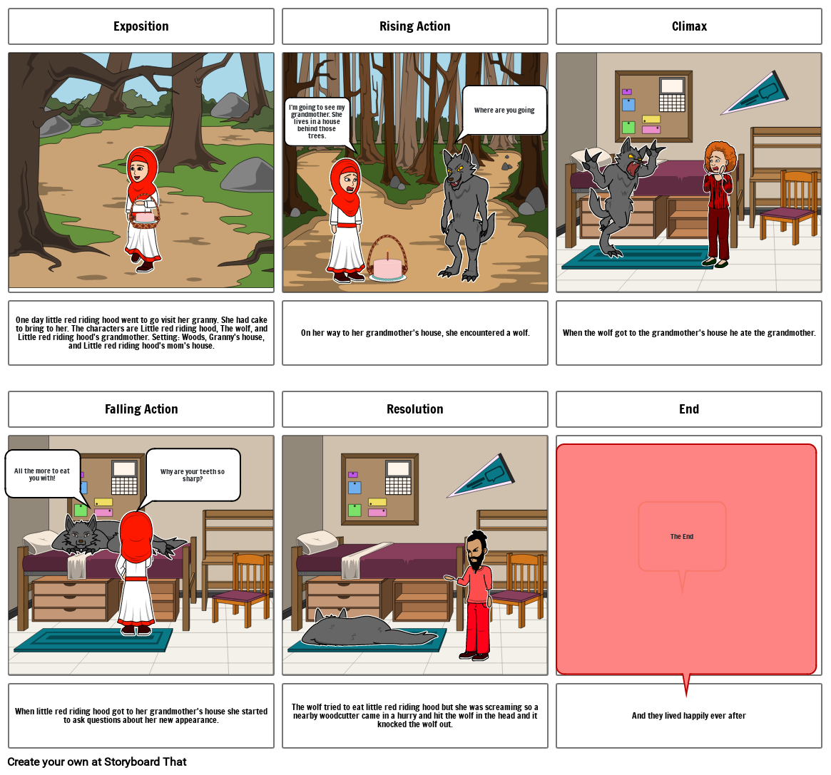 little-red-riding-hood-storyboard-storyboard-by-d393c3ad