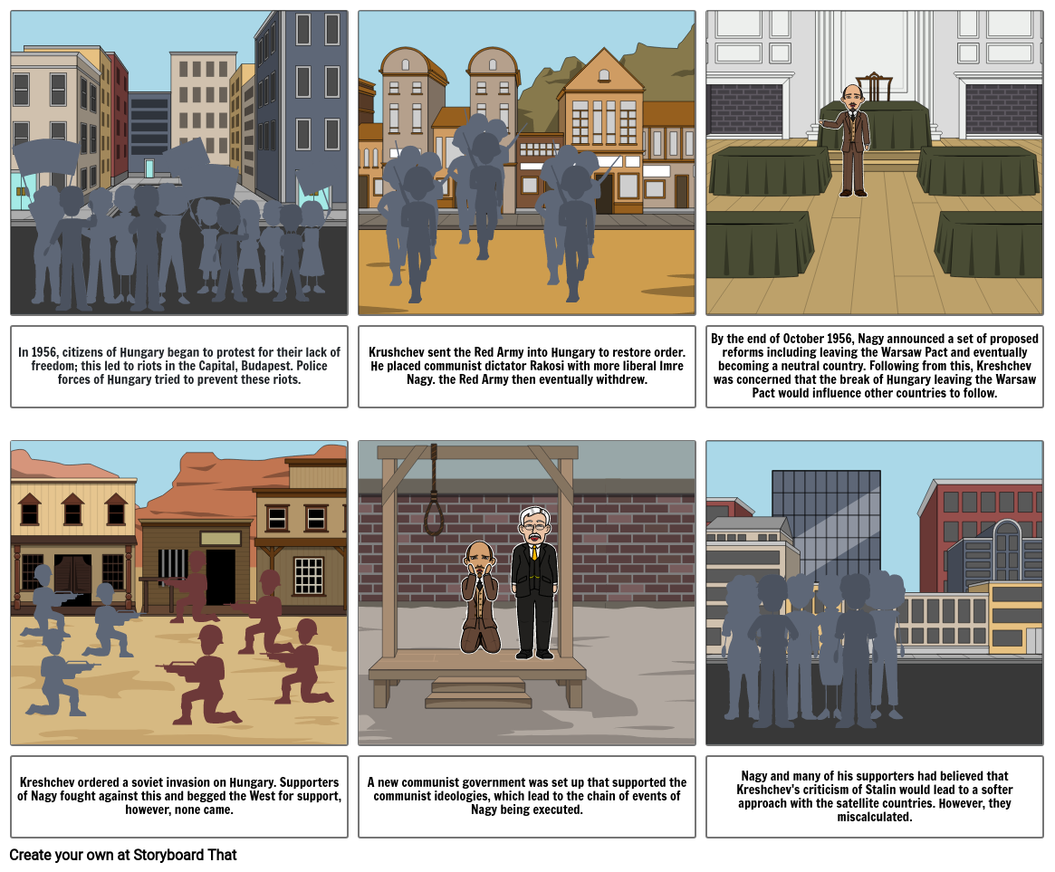 The HUngarian Uprising Storyboard by d3d83cad