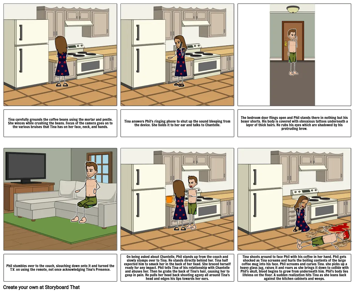 Tina&#39;s Deliverance Storyboard - Aashi Sharma