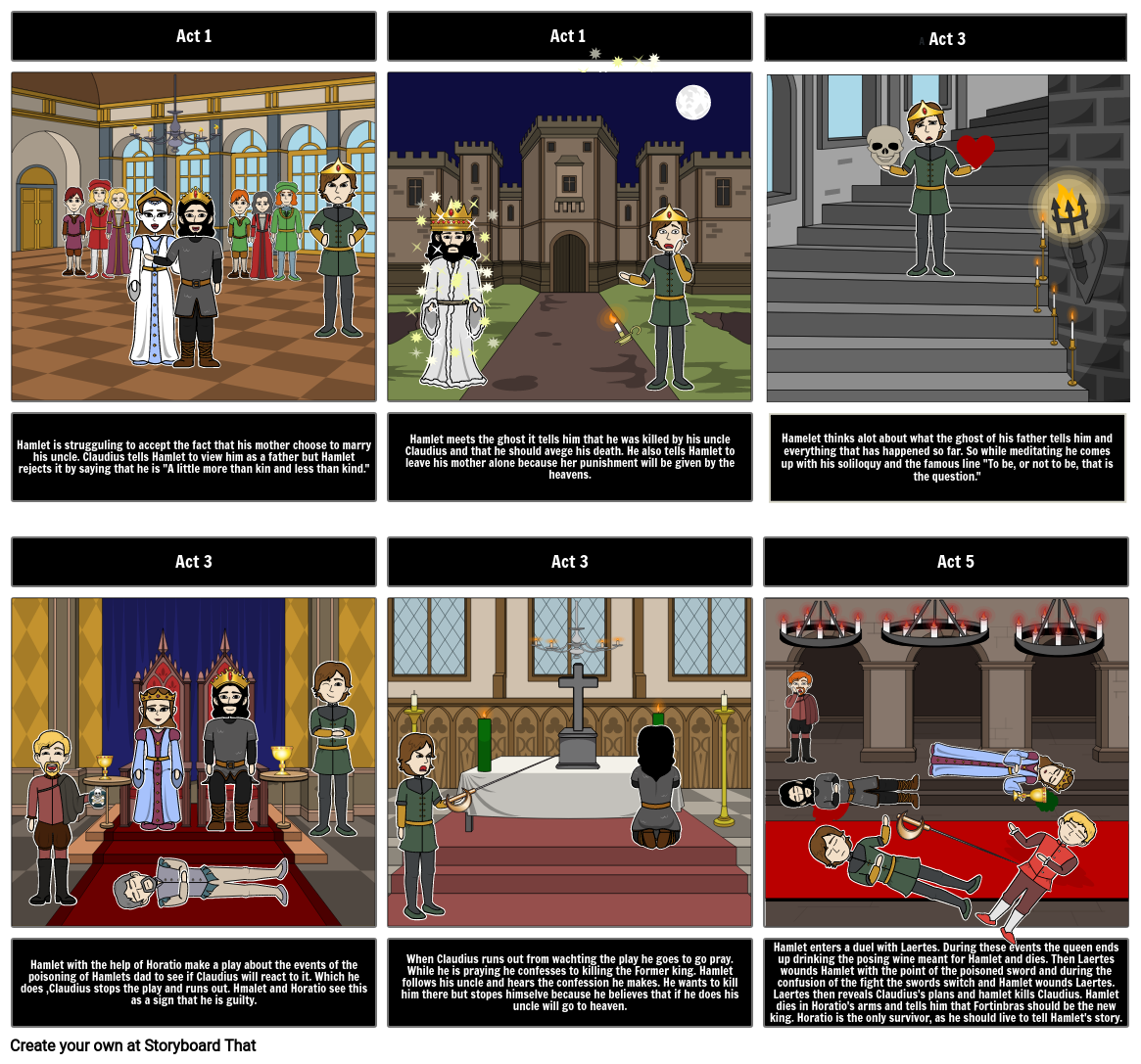 Hamlet/Maritza Storyboard by d3eb9052