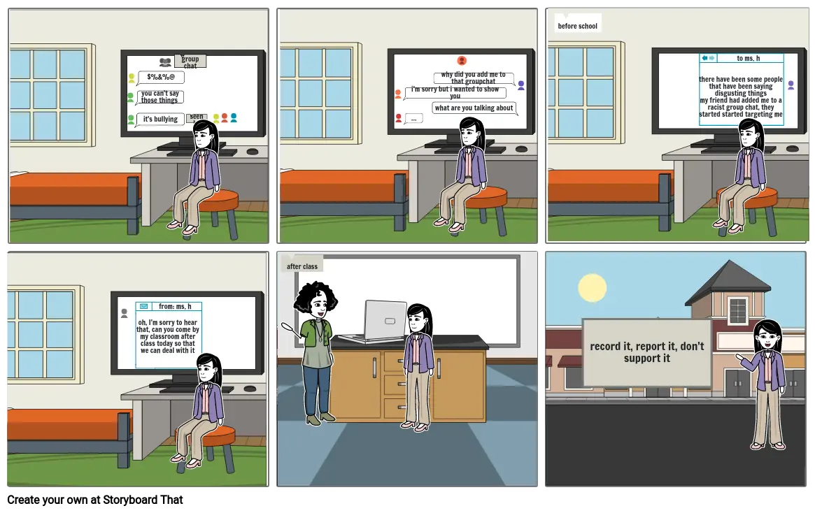 cyberbullying comic strip pt.2