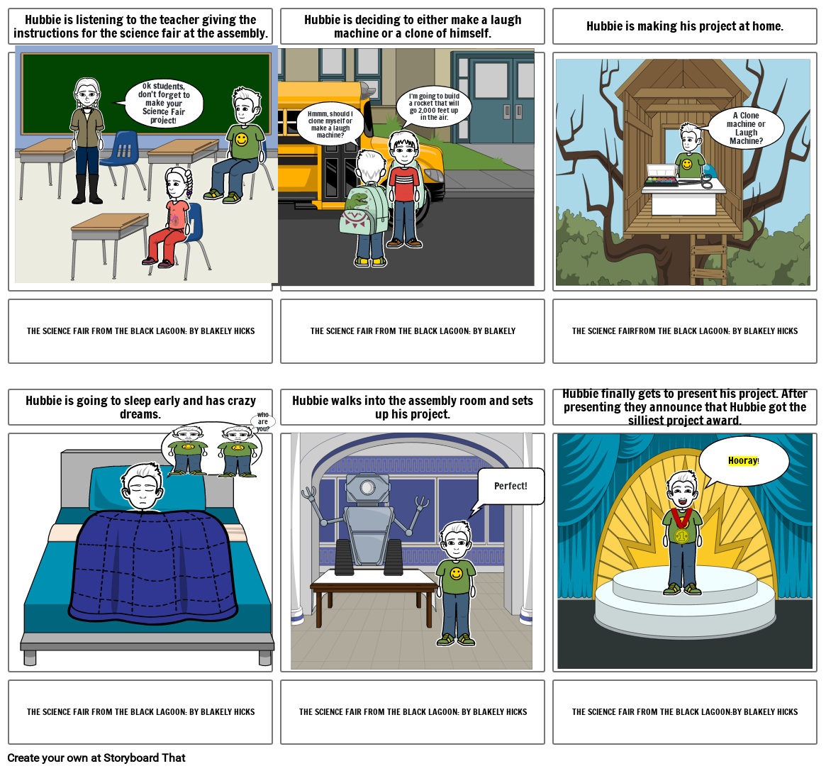 The Science Fair Storyboard By D465ff5a