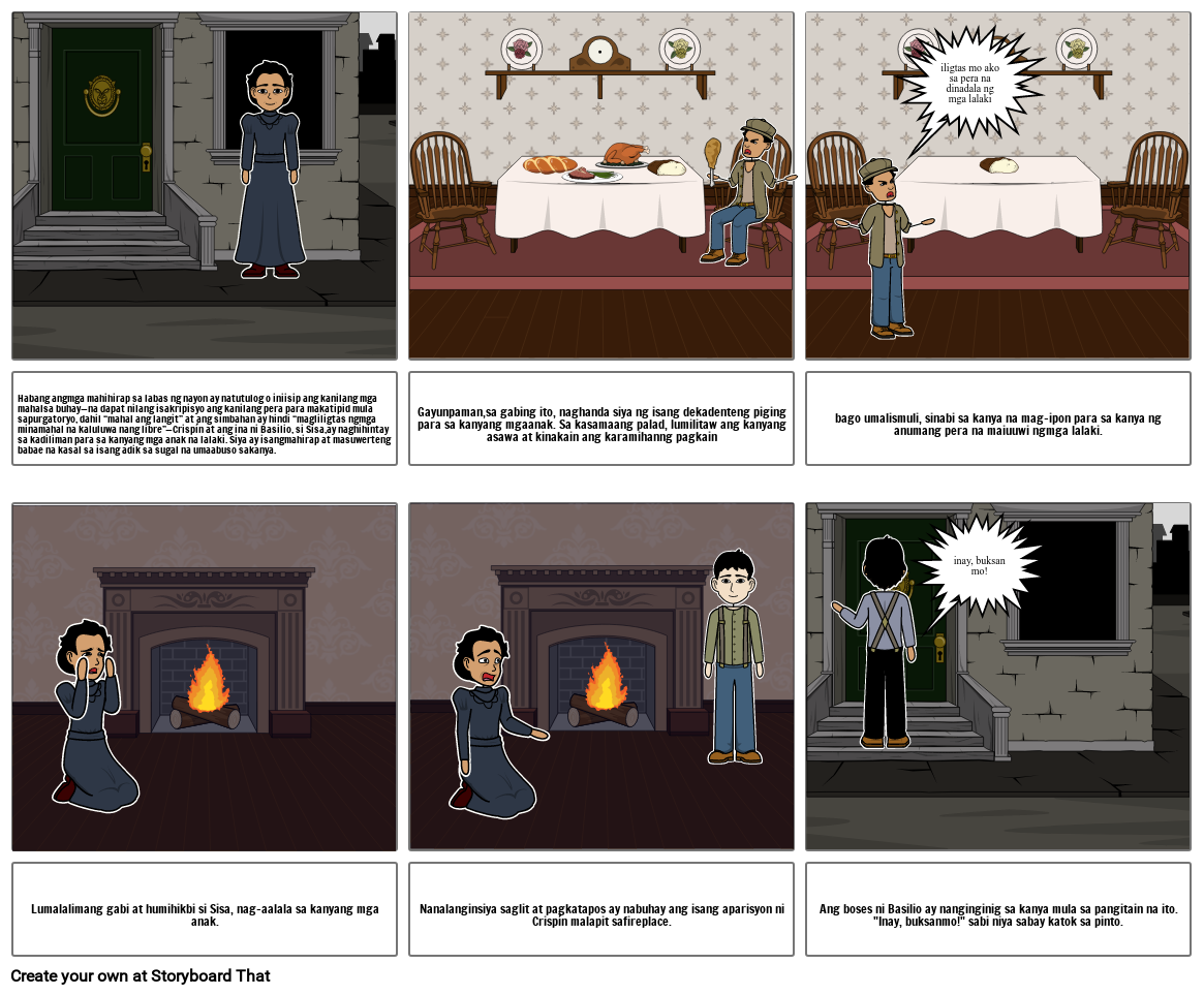 Noli Me Tangere Storyboard By D46e79e9