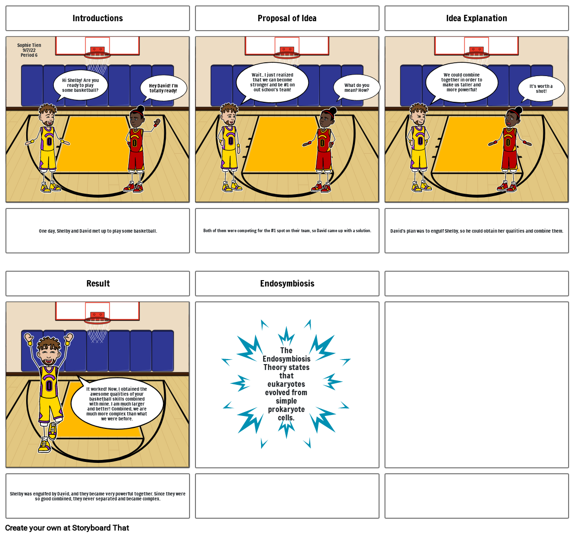 Endosymbiosis Theory Storyboard By D47043bb