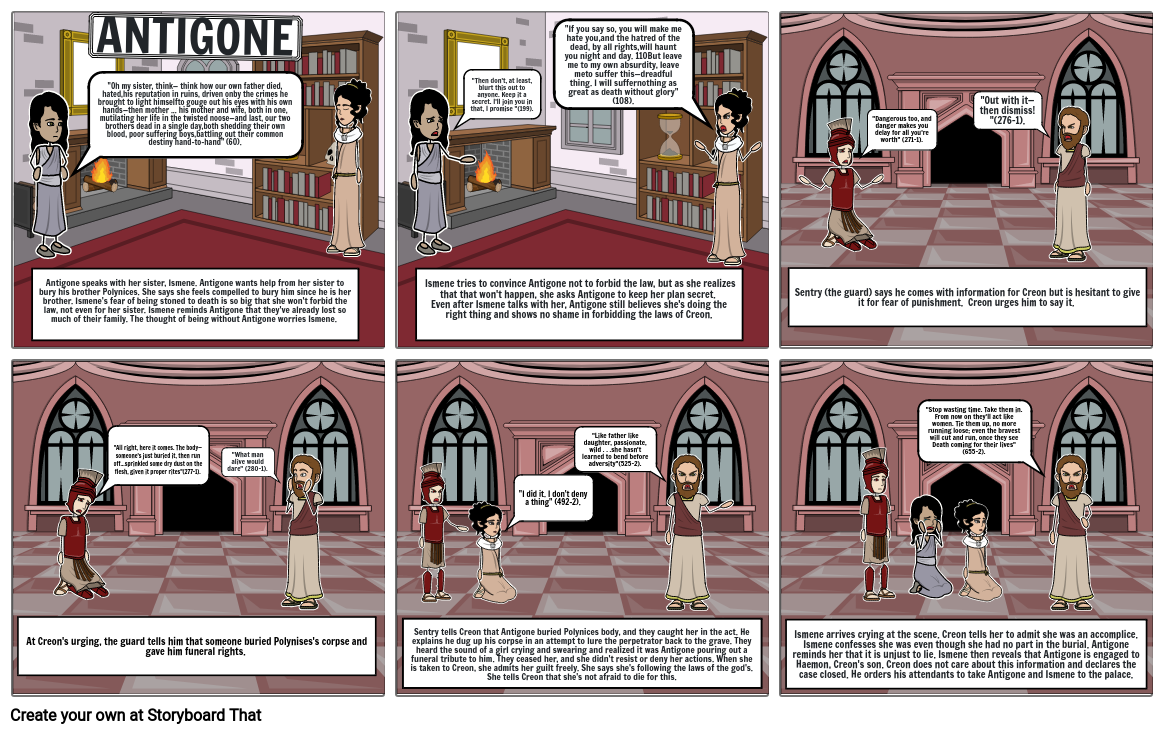 Antigone Storyboard par d4bb2bc9