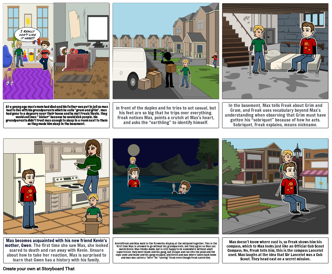 Freak ch 1-9 Storyboard Storyboard by d5102c02