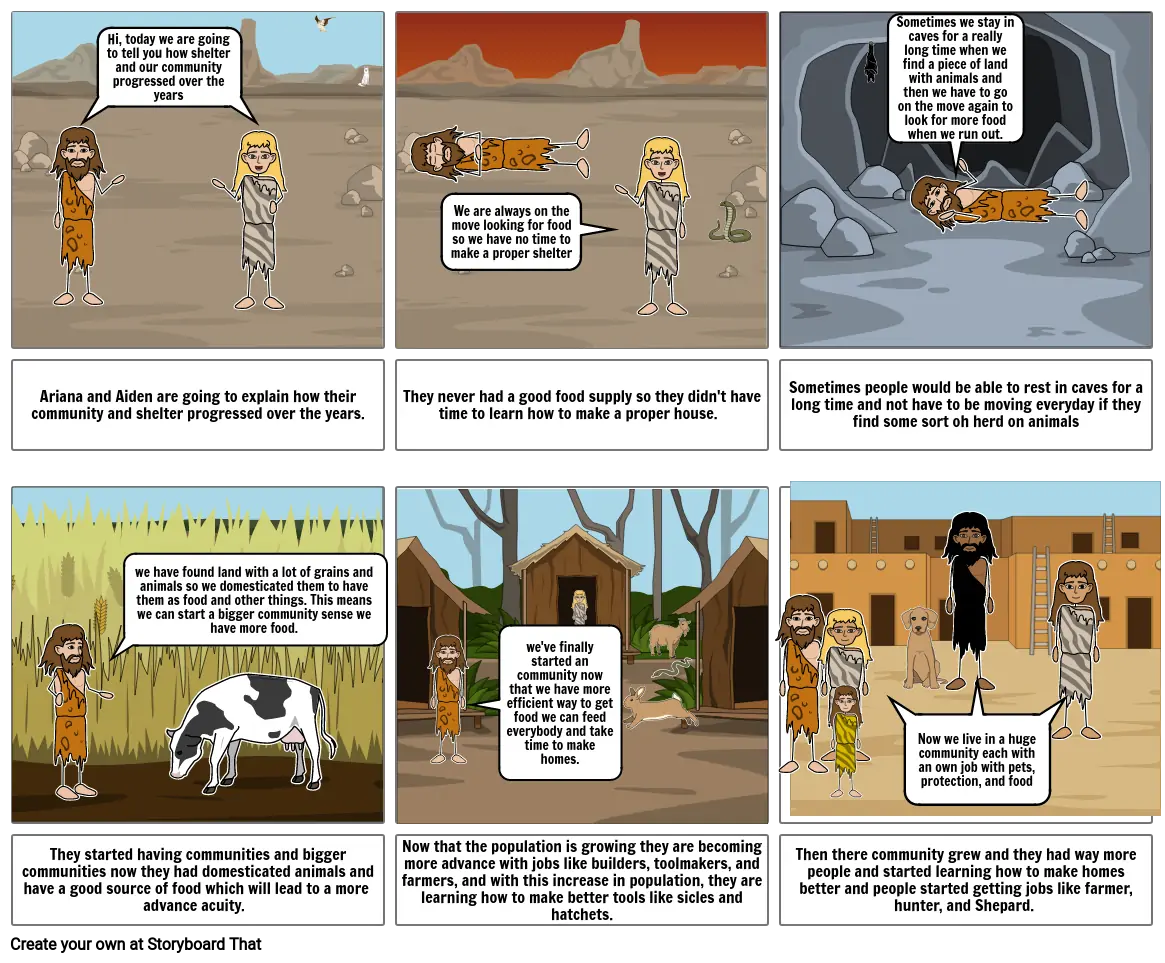 early hominins homes