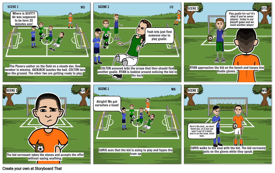 Soccer Storyboard by d57604fb