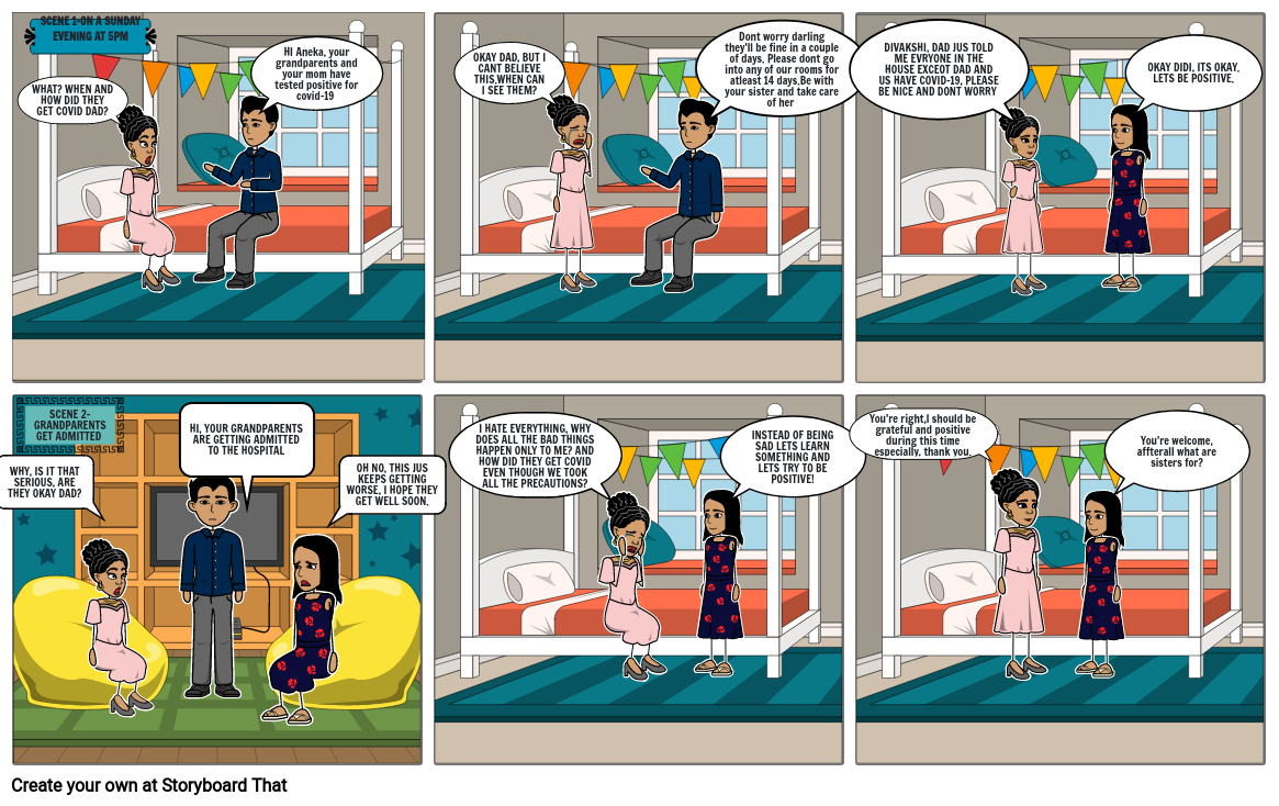 Aneka Shroff Young Warrior Comic Strip Storyboard 