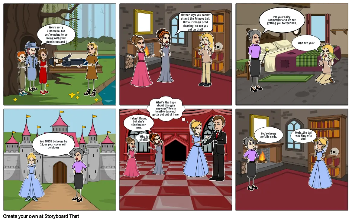 Cinderella Storyboard