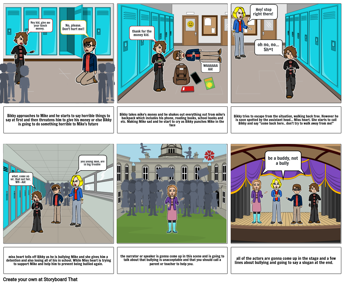 bully Storyboard por d61d5e07