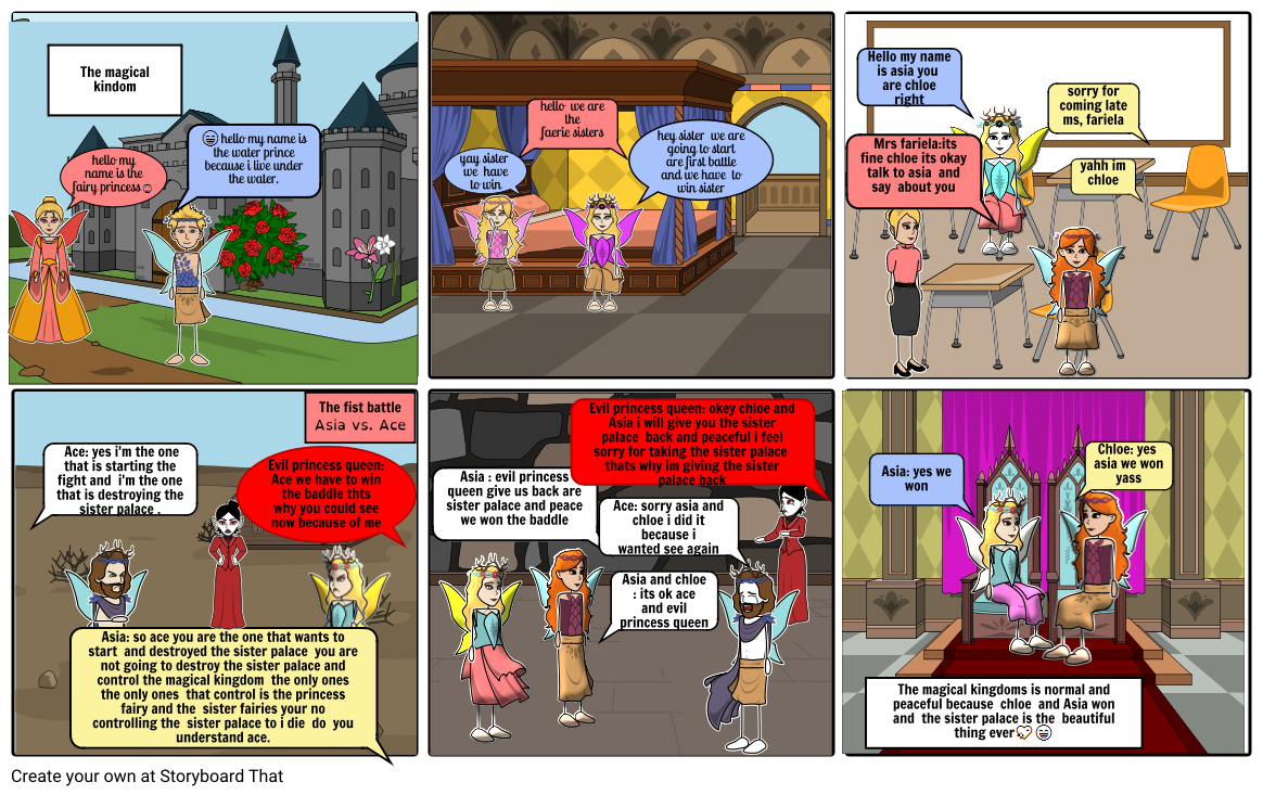 magic kingdom Storyboard by d61fb3bb