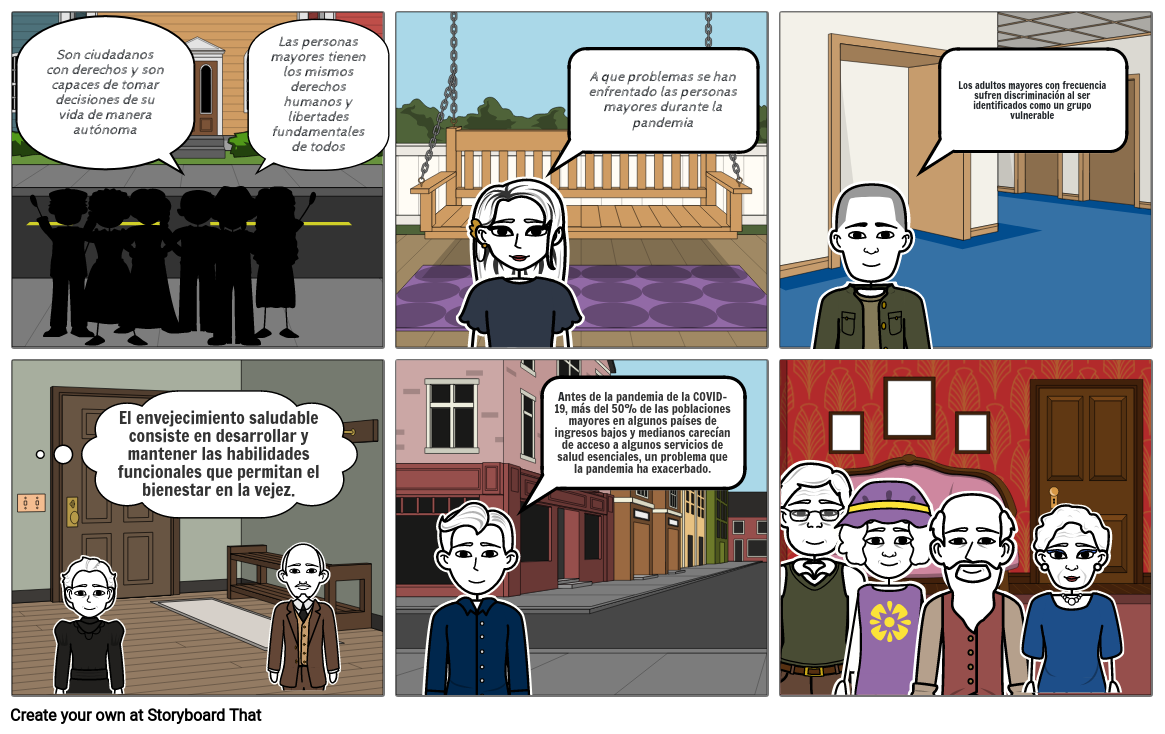 COMIC DE LOS ADULTOS MAYORES Storyboard by d6319067