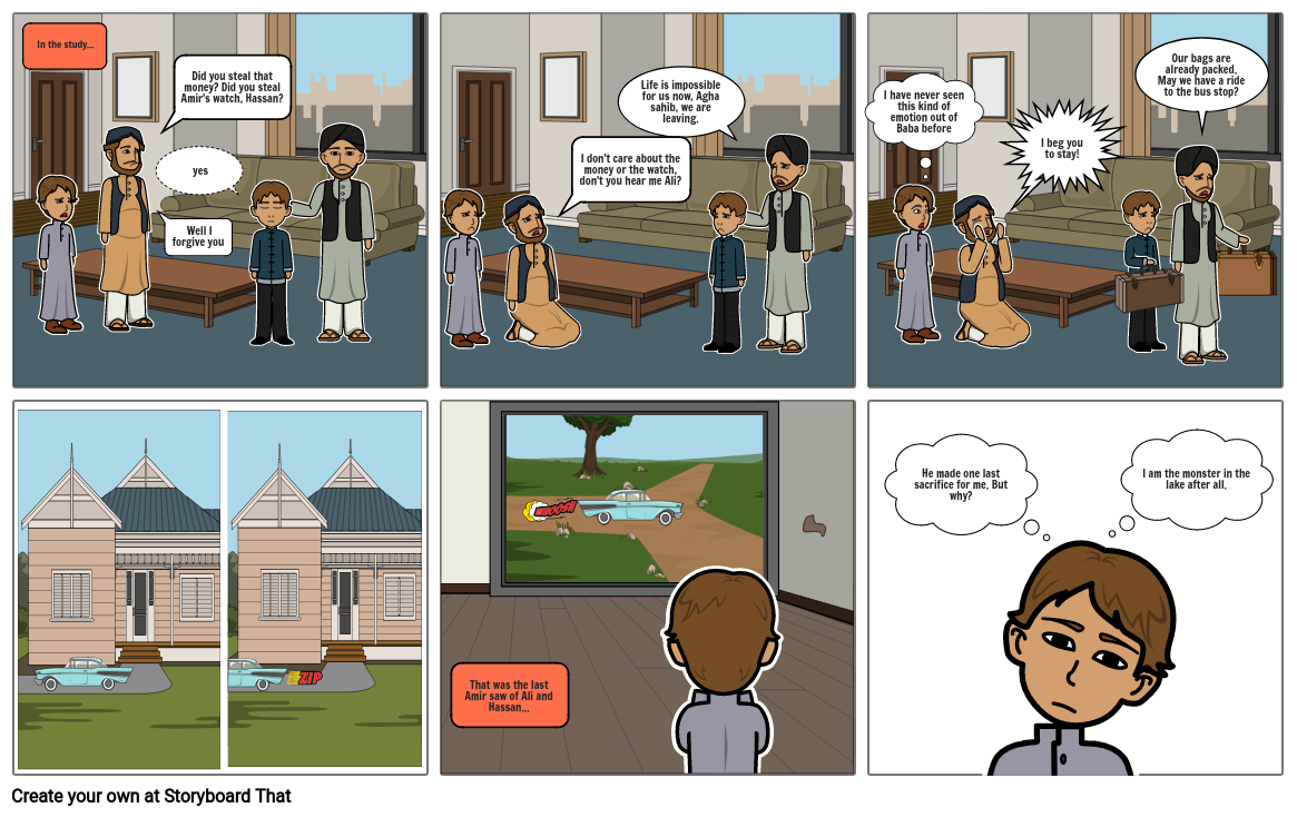 Kite Runner Comic Strip Pt. 2