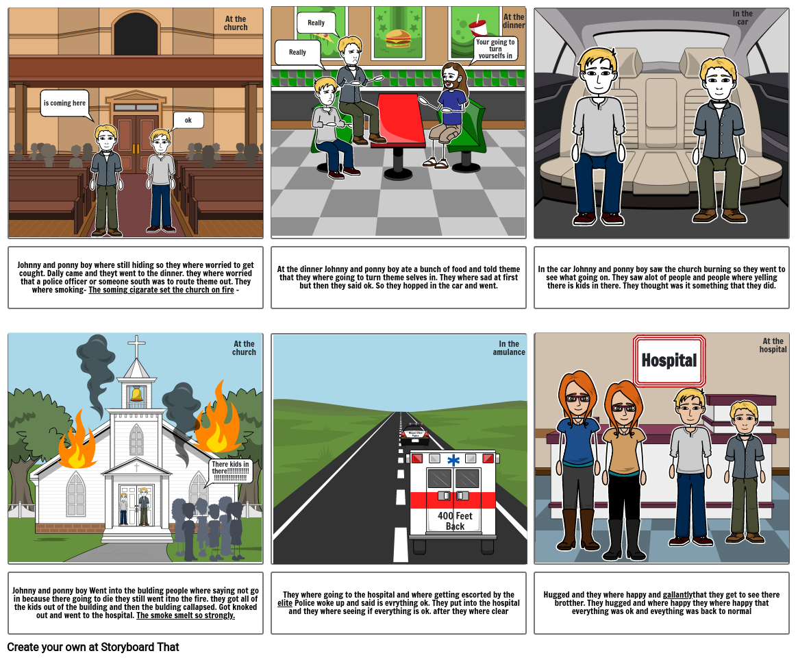 Chapter 6 Story Borad Storyboard por d65b92a4