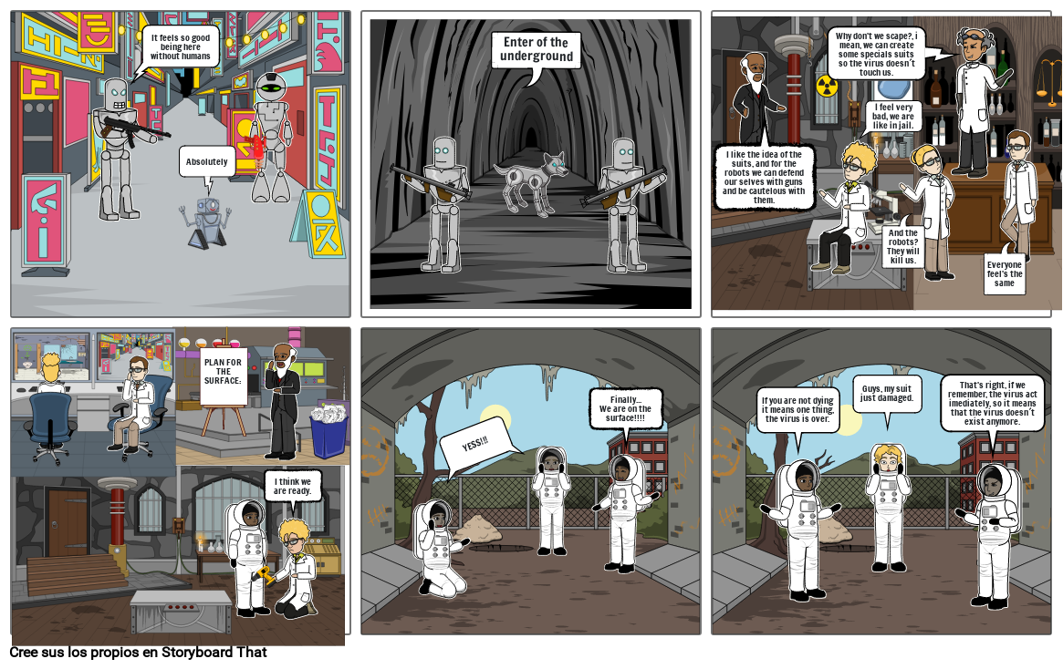 Dystopian virus Storyboard by d67b3134