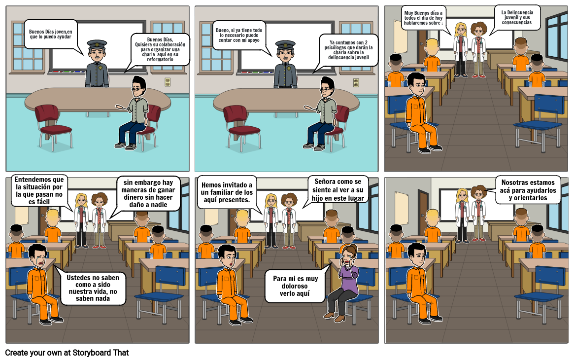 Delincuencia Juvenil Storyboard By D68b653a 7494