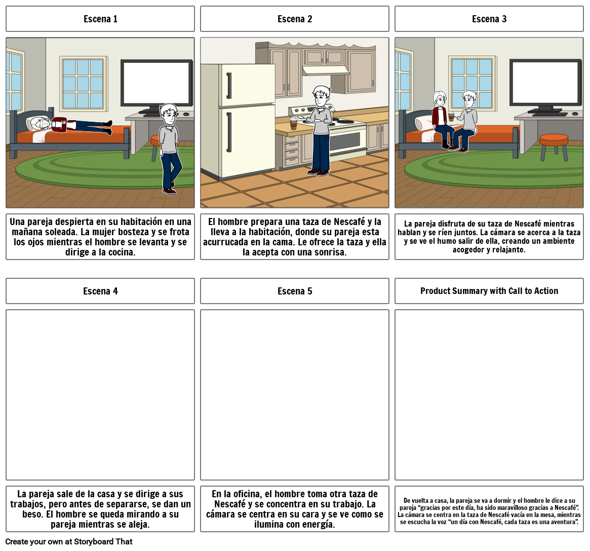 Storyboard Nescafe´