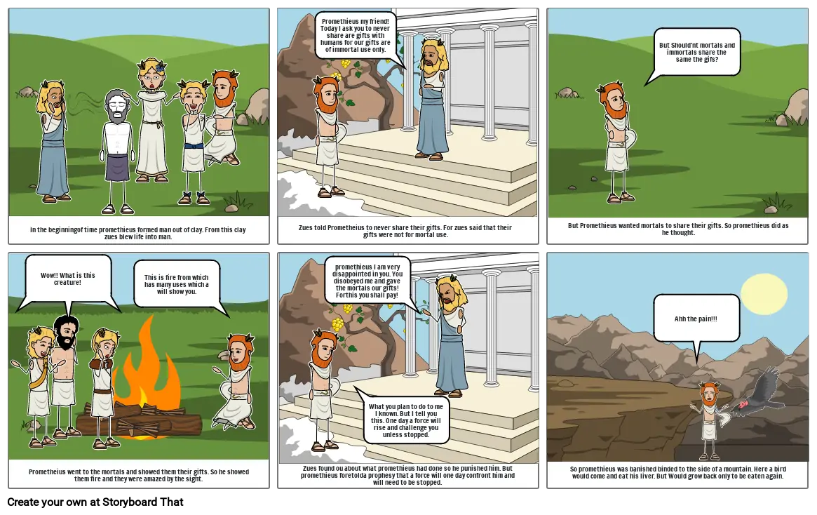 Cams comic stip about ancient greece