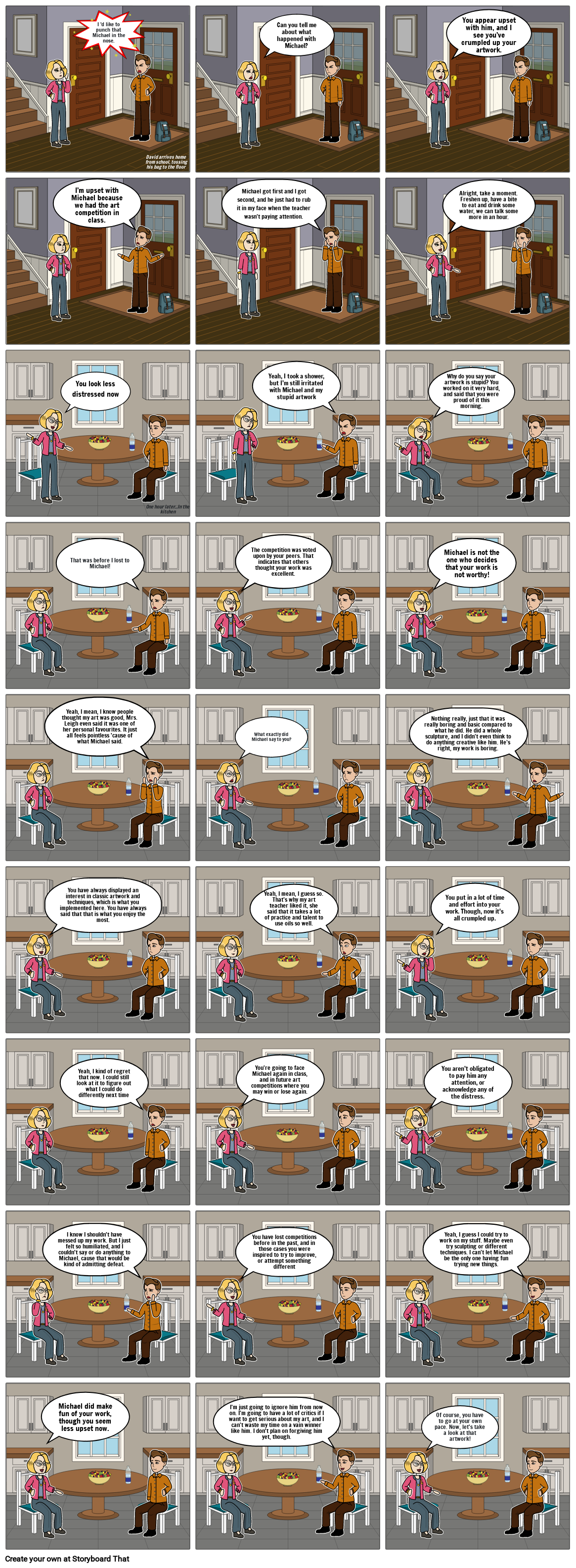 David's Dilemma Storyboard par d7bcf35c 