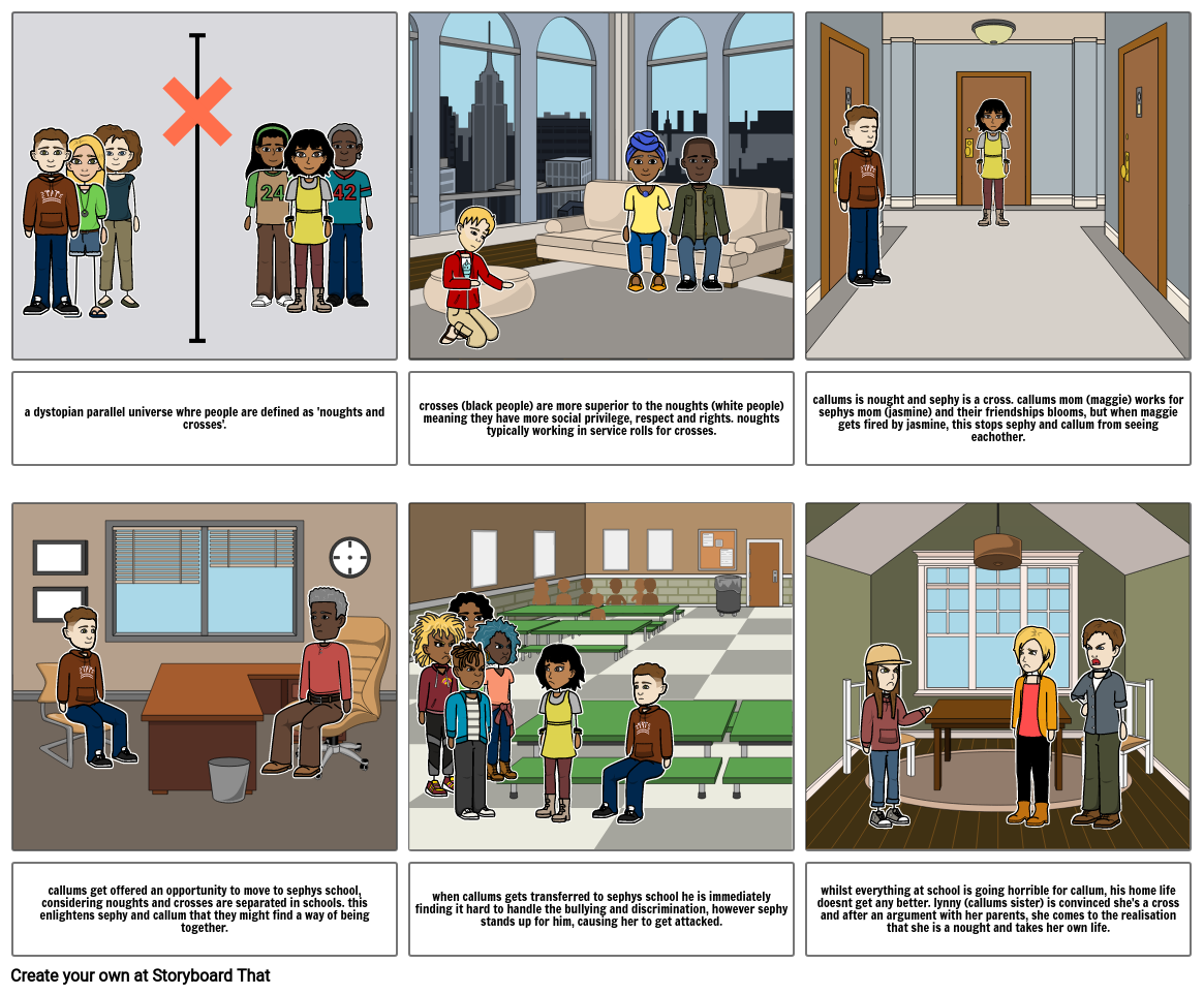 Noughts And Crosses Storyboard By D7e6fed4