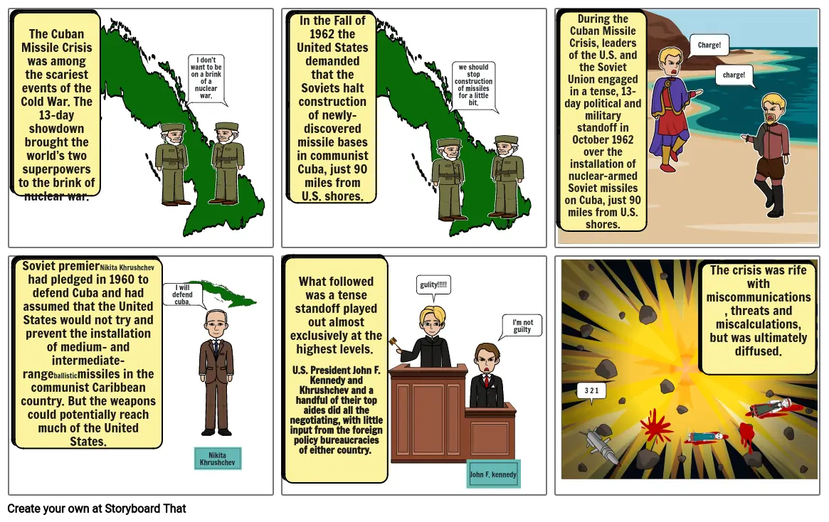 Cuban Missile Crisis Comic Strip