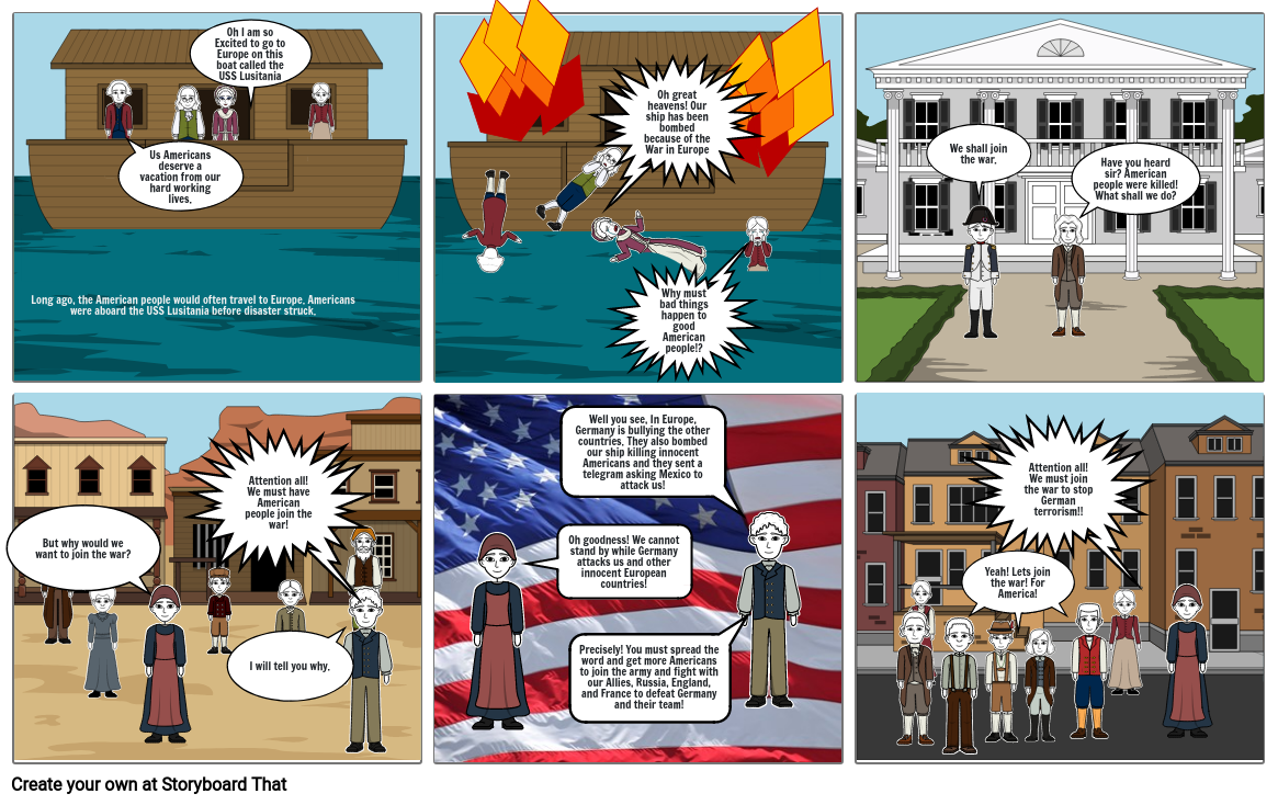 Wwi Storybook Storyboard Por D86dcad2