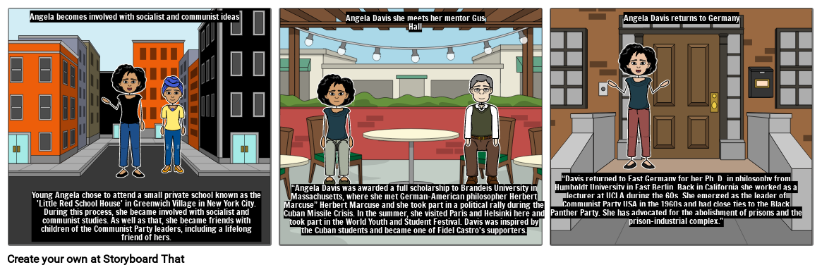 Angela Davis Pt. 1 Storyboard by d8a1e17a