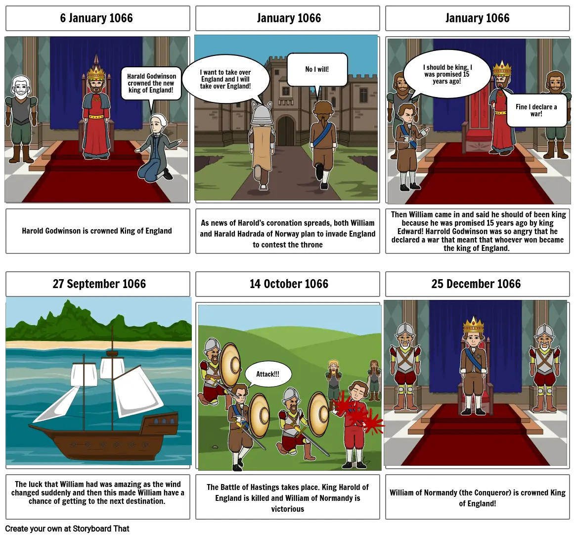 history battle of Hastings story bored- Grace