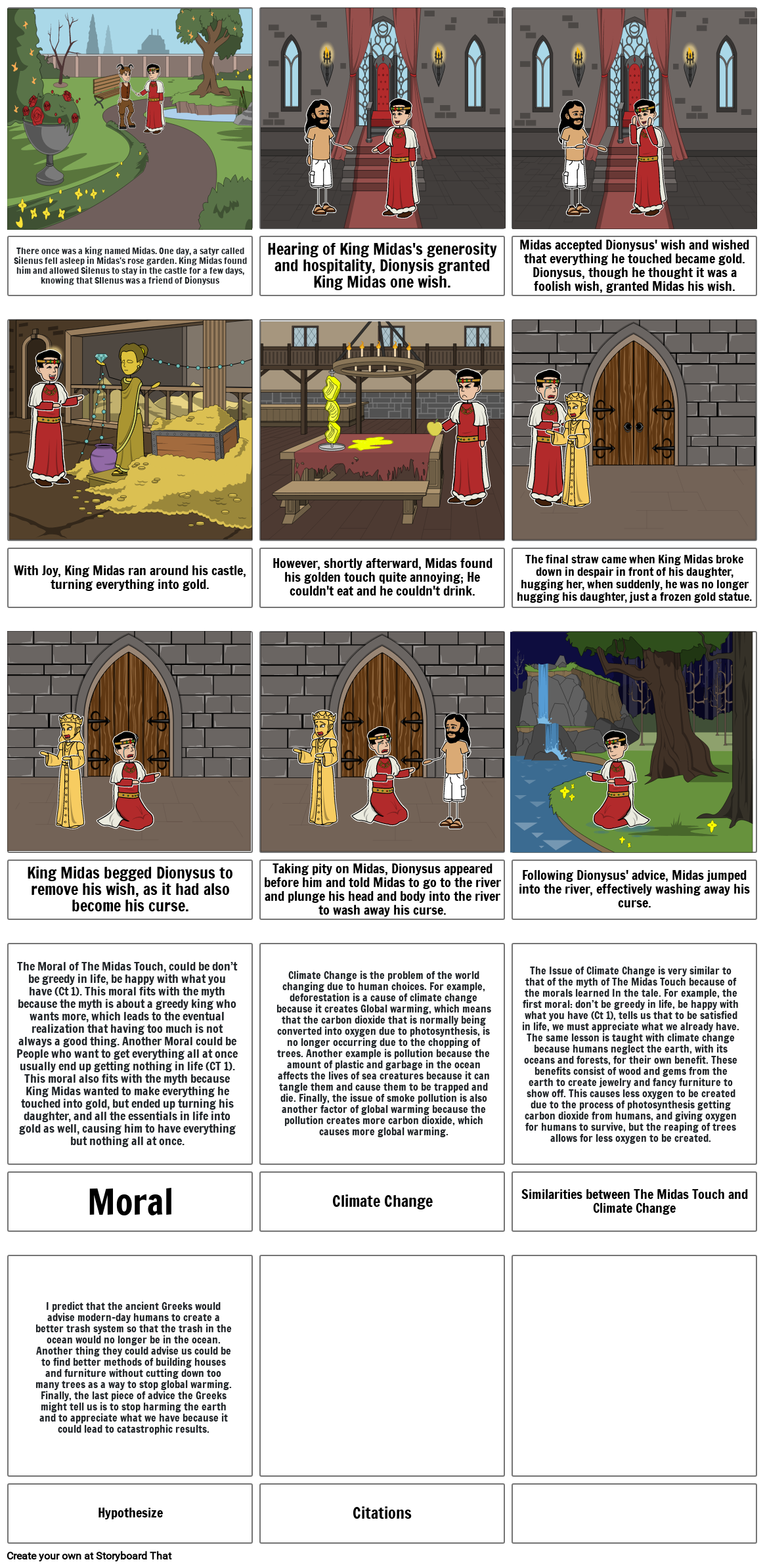 King Midas and The Golden Touch - Moral Short Stories for Kids