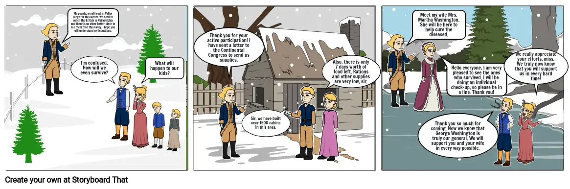 VALLEY FORGE COMIC