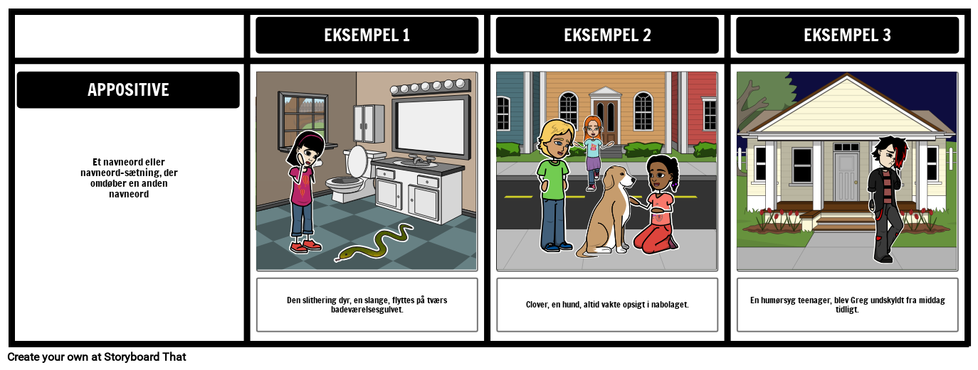 Par Story Example Appositives Storyboard par da-examples