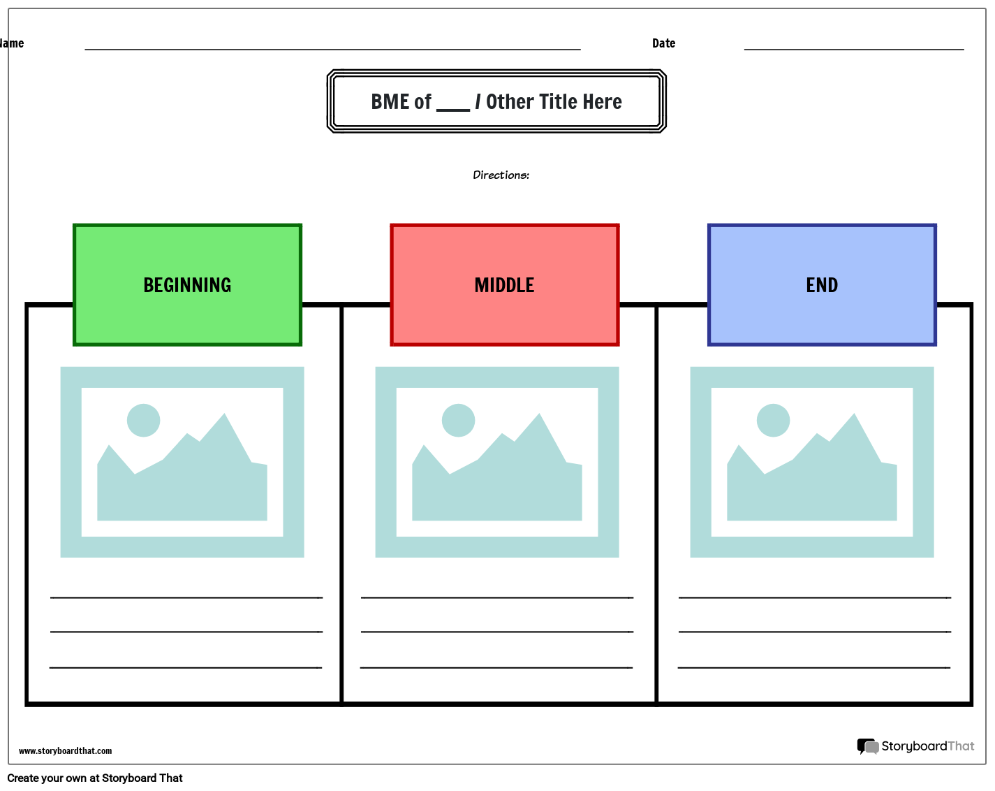 BME 2 Farve Storyboard af daexamples