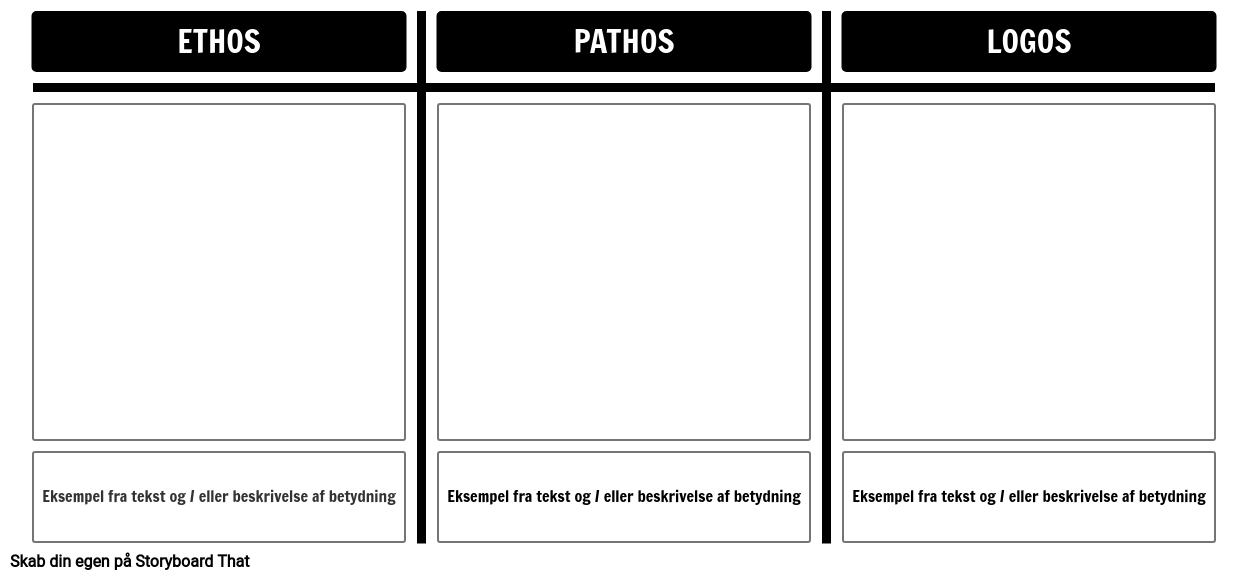 Ethos Pathos Logo Skabelon Storyboard By Da Examples