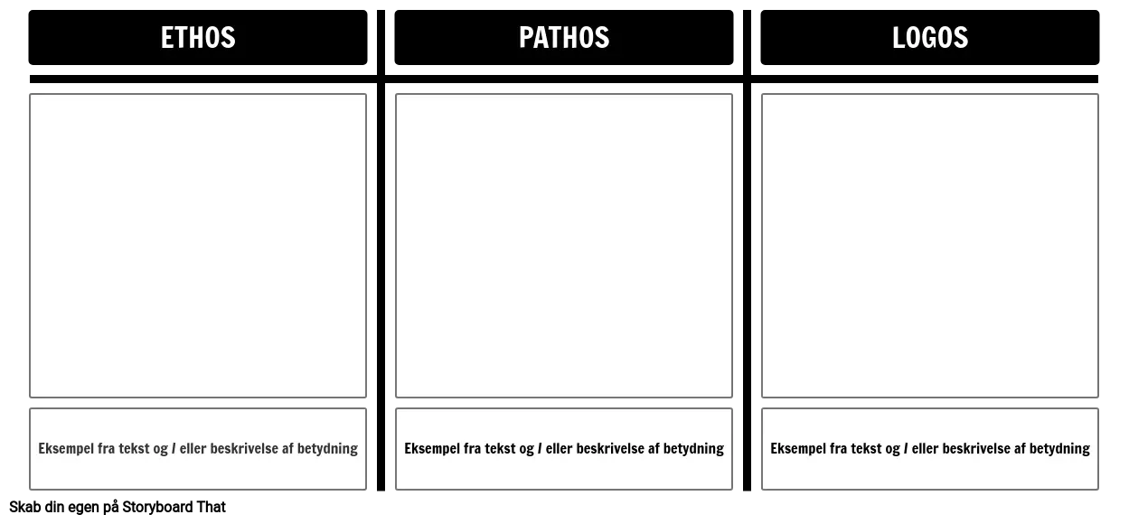 Ethos Pathos Logo Skabelon