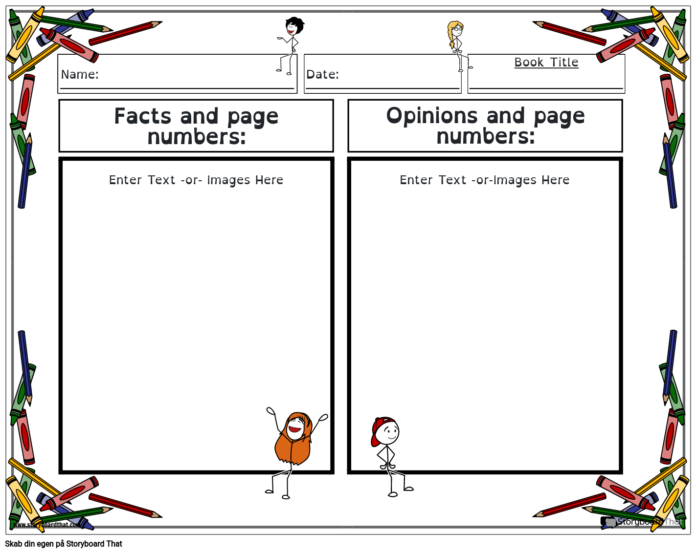 fakta-vs-mening-7-storyboard-por-da-examples