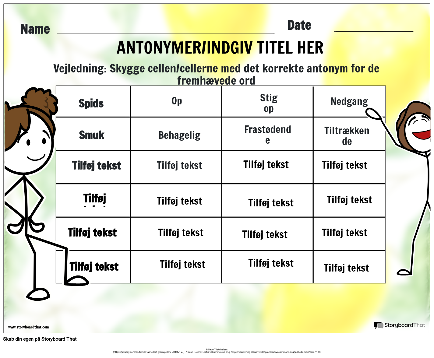 farvel-g-antonym-arbejdsarket-storyboard-por-da-examples