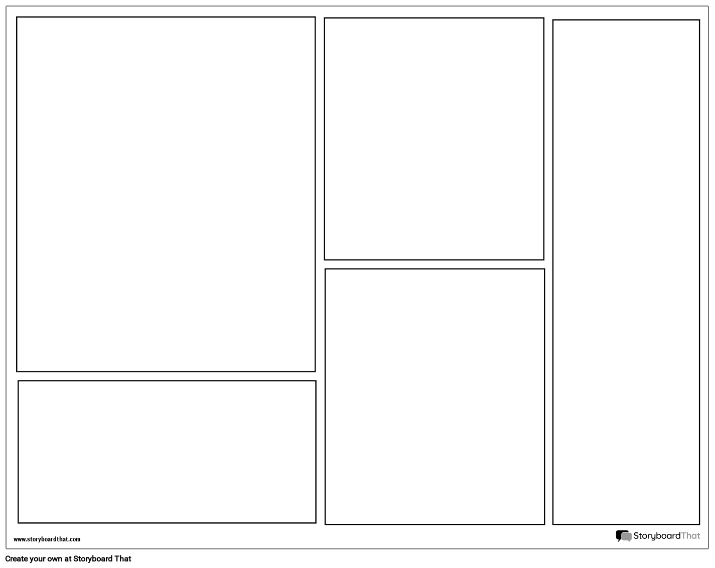 Graphic Novel Layout 2 Storyboard por da-examples