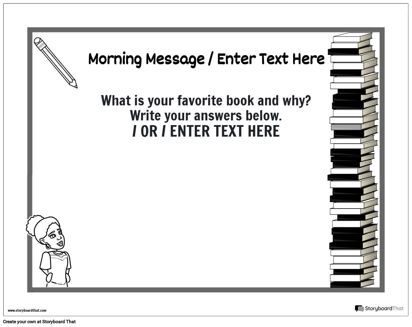 Indtjekning om morgenen Landscape BW 2