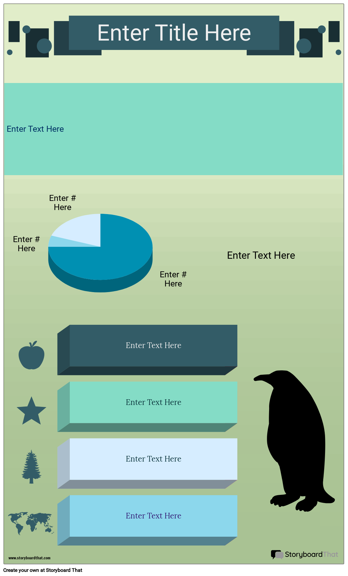 Infografisk Skabelon til Dyreklassificering