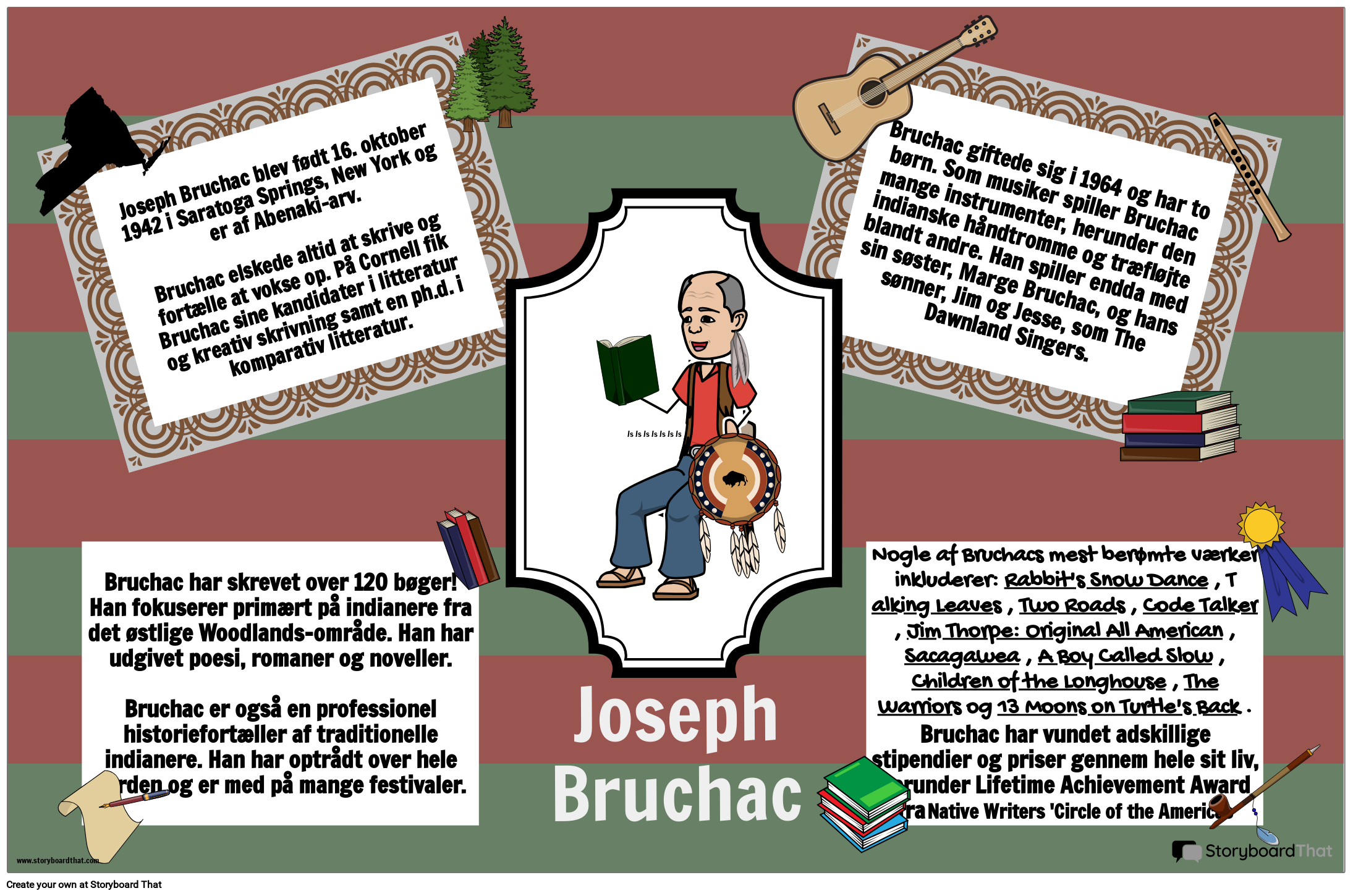 Oprindelige Folk i det Østlige Skovområde Biografi Joseph Bruchac