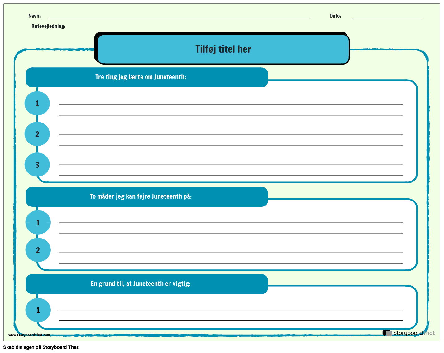 Juneteenth 3 2 1 Write Up Worksheet Storyboard
