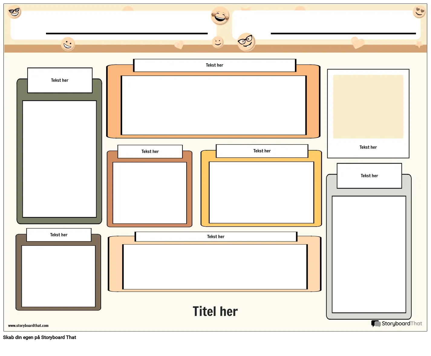 Kend dig Selv Klasseaktivitet Storyboard by da-examples