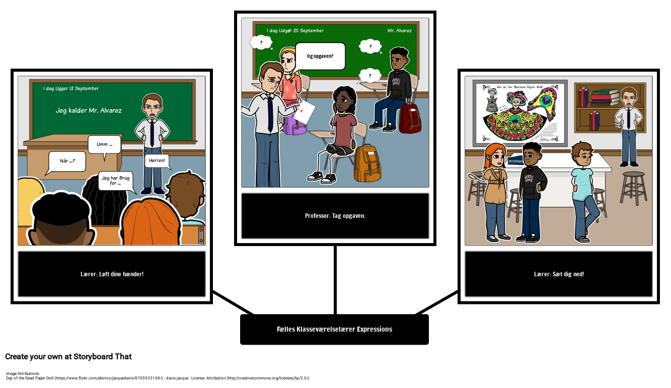 Klasseværelse: Lærer Expressions القصة المصورة من قبل da-examples