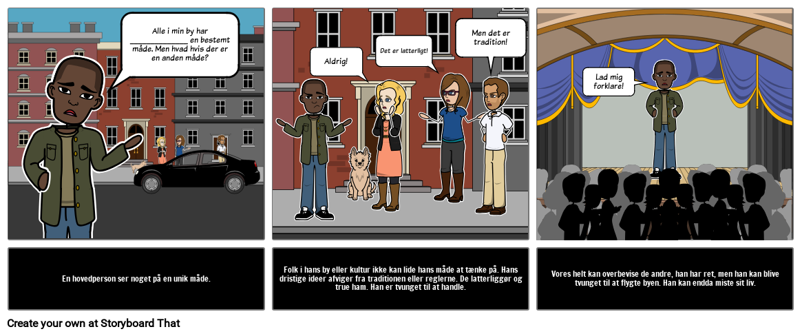Man vs Samfund Storyboard por da-examples