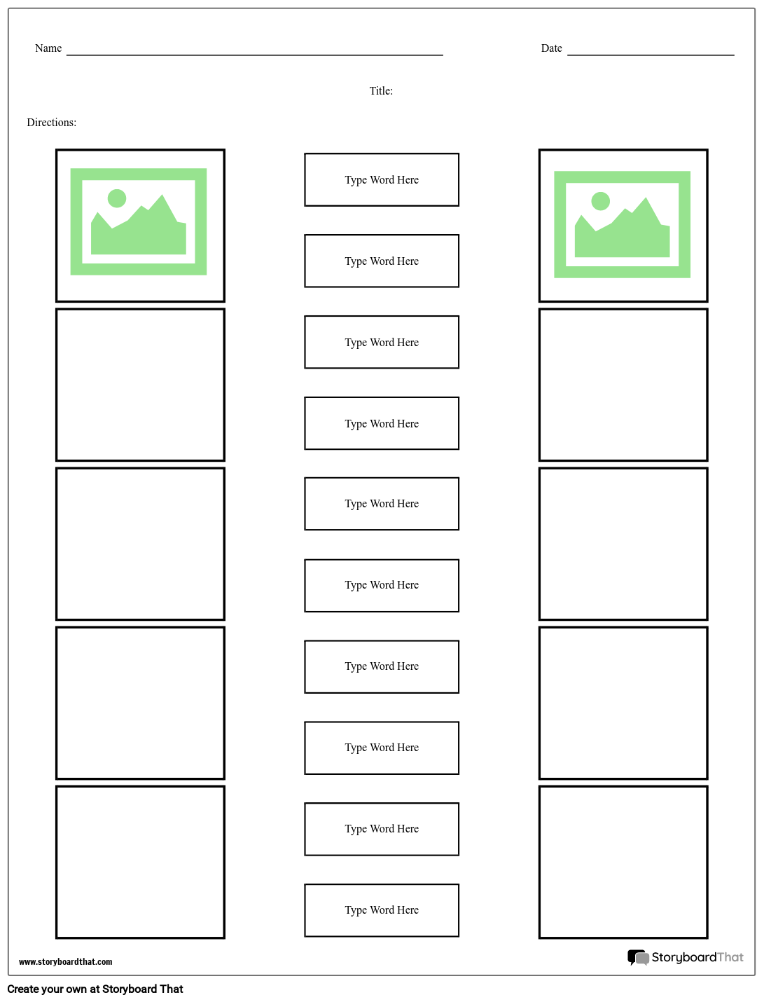 matching-billeder-til-tekster-to-sider-storyboard