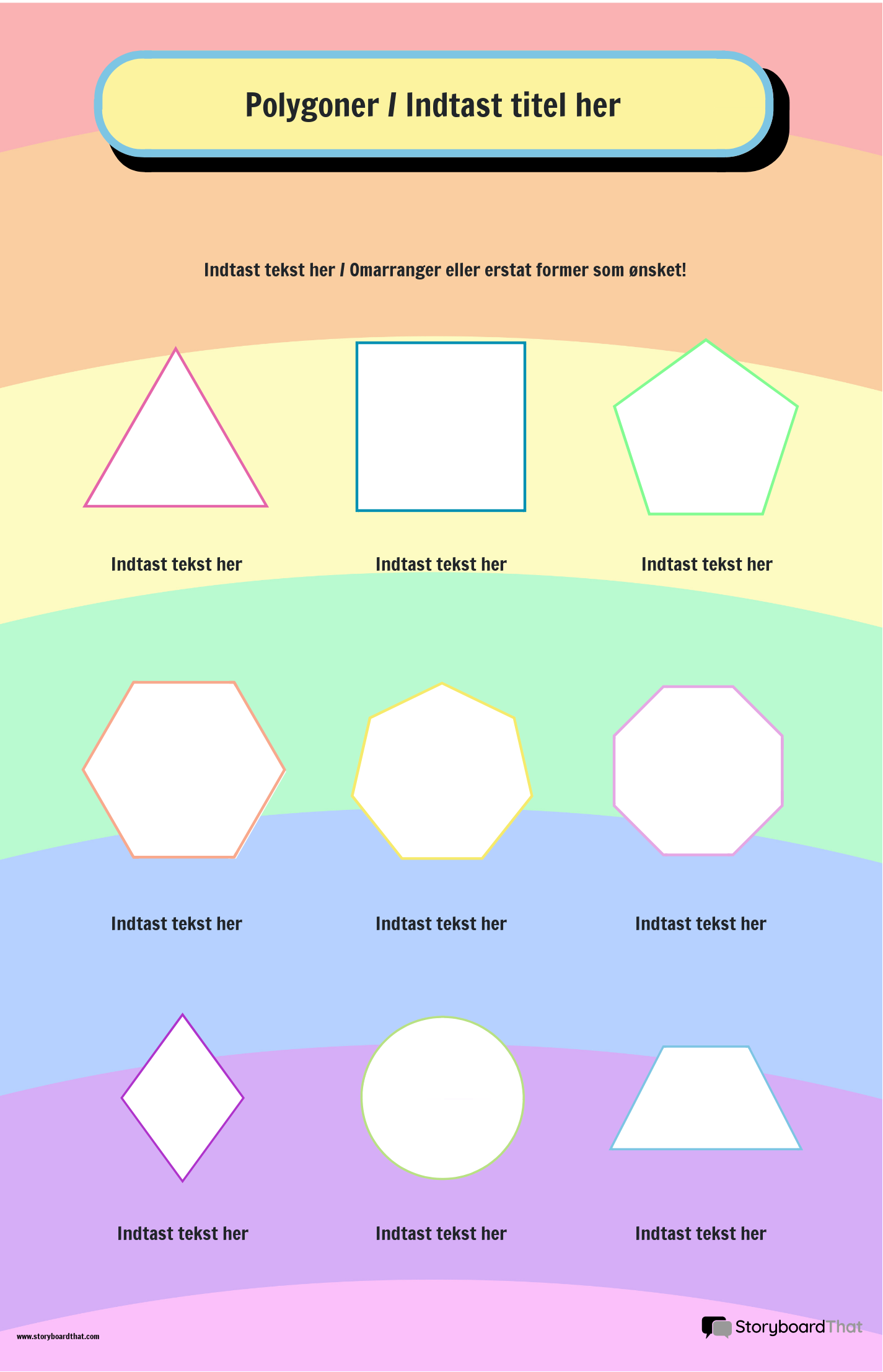 Matematisk Symbol Plakat Storyboard By Da Examples 9035