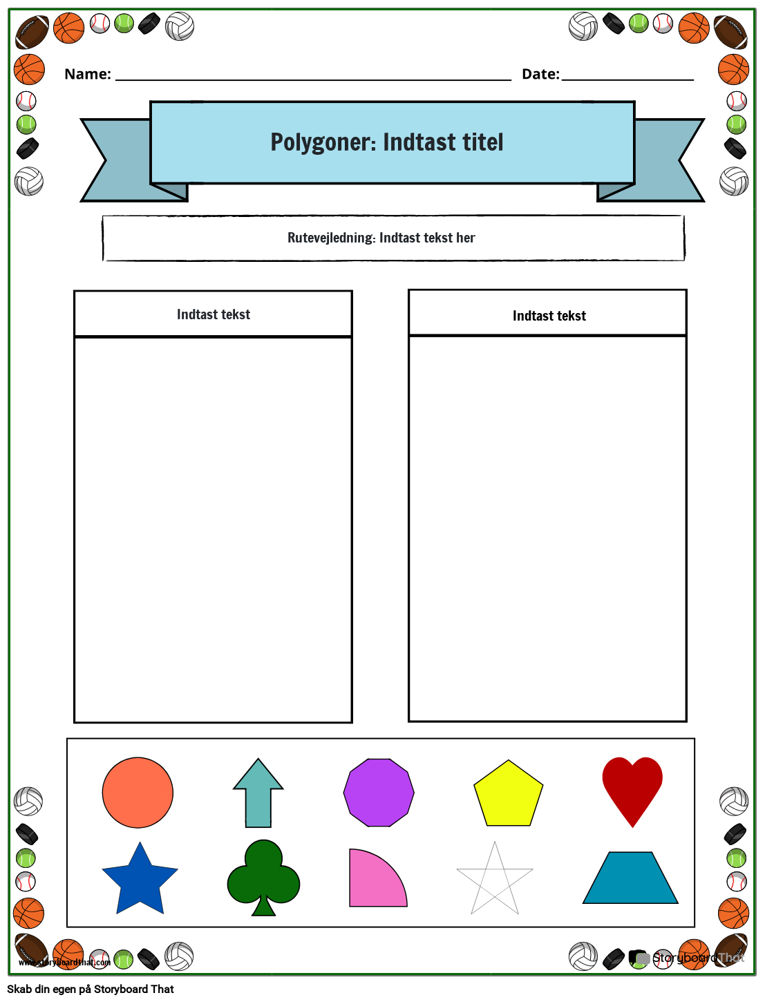 Polygoner Sports tema Skabelon Da examples polygoner-sports-tema-skabelon-da-examples